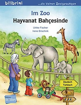 portada Im Zoo. Kinderbuch Deutsch-Türkisch (in Turco)