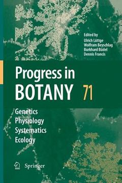 portada progress in botany 71 (en Inglés)
