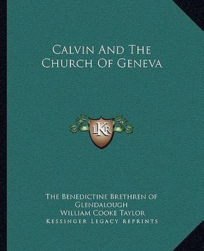 portada calvin and the church of geneva (en Inglés)