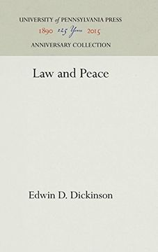 portada Law and Peace (en Inglés)