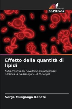 portada Effetto della quantità di lipidi (en Italiano)