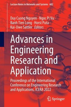 portada Advances in Engineering Research and Application: Proceedings of the International Conference on Engineering Research and Applications, Icera 2022 (en Inglés)