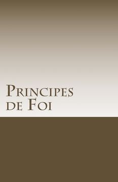 portada Principles de Foi (en Francés)