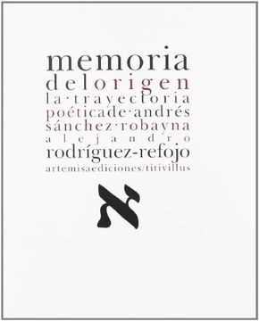 portada MEMORIA DEL ORIGEN (in Spanish)