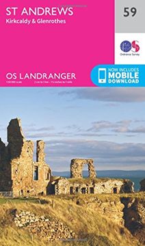 portada St Andrews, Kirkcaldy & Glenrothes (OS Landranger Map)