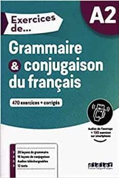 portada Exercices de Grammaire et Conjugaison a2 - Livre (in French)