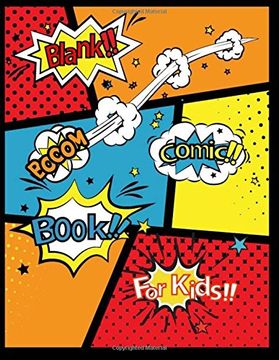 portada Blank Comic Book For Kids: Drawing Cartooning Comics Children's Activity Books, Comic Book Journal Not Cartoon / Comic Book With Lots of ... Large Big 8.5" x 11", 120 Pages (Volume 1)