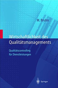 portada Wirtschaftlichkeit des Qualitätsmanagements: Qualitätscontrolling für Dienstleistungen (en Alemán)