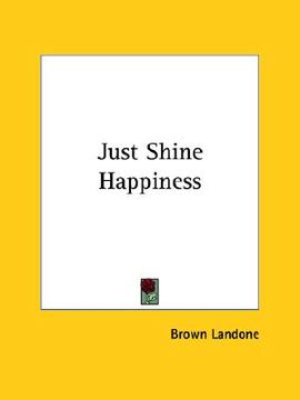 portada just shine happiness (en Inglés)
