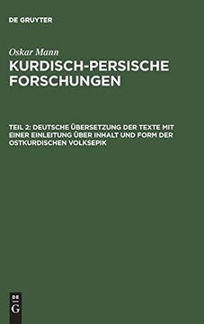 portada Deutsche Übersetzung der Texte mit Einer Einleitung Über Inhalt und Form der Ostkurdischen Volksepik (en Alemán)