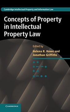 portada Concepts of Property in Intellectual Property law (Cambridge Intellectual Property and Information Law) (en Inglés)