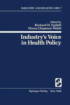 portada industry's voice in health policy (en Inglés)