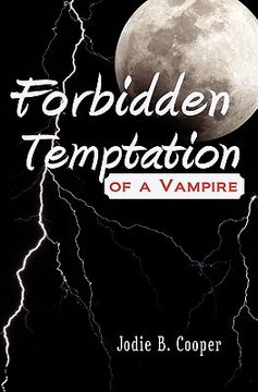 portada forbidden temptation of a vampire (en Inglés)