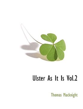 portada ulster as it is vol.2 (in English)