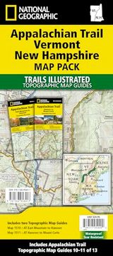 portada Appalachian Trail: Vermont, new Hampshire [Map Pack Bundle] (National Geographic Trails Illustrated Map) (en Inglés)