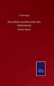 portada Das Leben und die Lehre des Mohammad: Dritter Band (en Alemán)