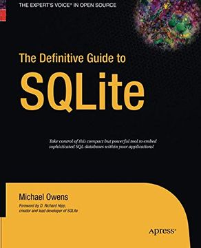 portada The Definitive Guide to Sqlite (en Inglés)