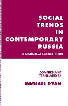 portada social trends in contemporary russia: a statistical source-book (en Inglés)