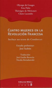 portada Cuatro Mujeres en la Revolucion Francesa (in Spanish)