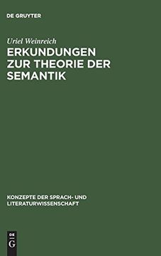 portada Erkundungen zur Theorie der Semantik (en Alemán)
