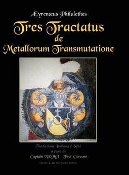 portada Tres Tractatus de Metallorum Transmutatione (en Italiano)