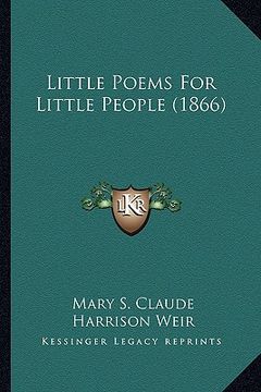 portada little poems for little people (1866) (in English)