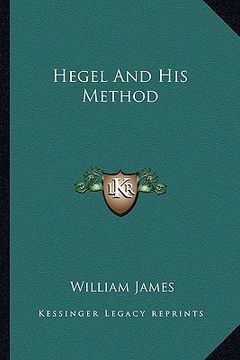 portada hegel and his method (in English)