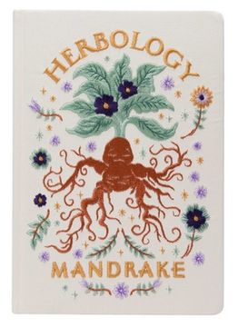 portada Harry Potter: Mandrake Embroidered Journal (en Inglés)