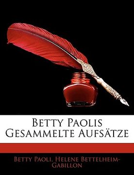 portada Betty Paolis Gesammelte Aufsatze (en Alemán)