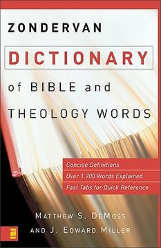 portada zondervan dictionary of bible and theology words (en Inglés)