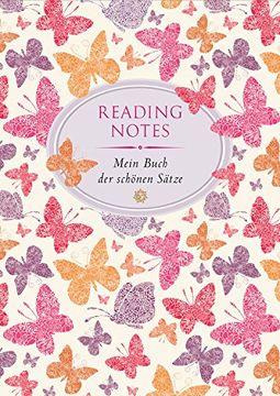 portada Reading Notes: Mein Buch der schönsten Sätze - Schmetterlinge (en Alemán)