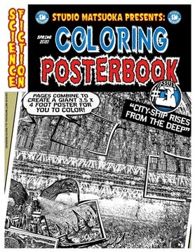 portada Coloring Posterbook Issue #3: Cityship Rises From The Deep (en Inglés)