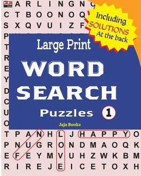portada Large Print WORD SEARCH Puzzles: 100 best puzzles for Seniors (Vol. 1) (en Inglés)