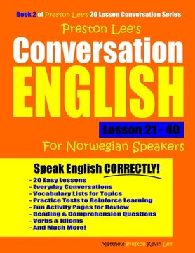 portada Preston Lee's Conversation English For Norwegian Speakers Lesson 21 - 40 (en Inglés)