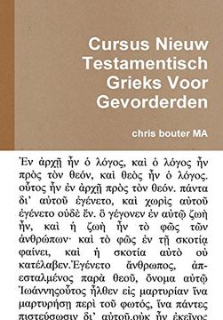 portada Cursus Nieuw Testamentisch Grieks Voor Gevorderden (en Holandés)