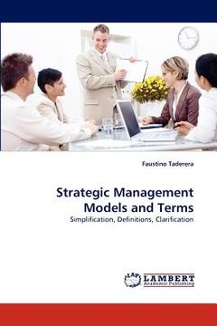 portada strategic management models and terms (en Inglés)