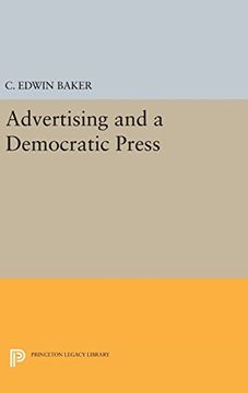 portada Advertising and a Democratic Press (Princeton Legacy Library) (en Inglés)