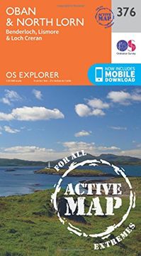 portada Oban and North Lorn 1 : 25 000 (OS Explorer Active Map)