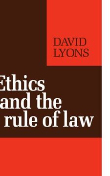 portada Ethics and the Rule of Law (en Inglés)