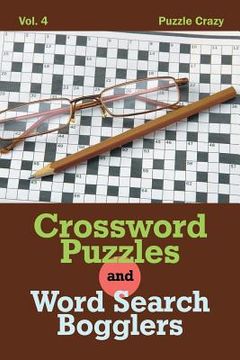 portada Crossword Puzzles And Word Search Bogglers Vol. 4 (en Inglés)