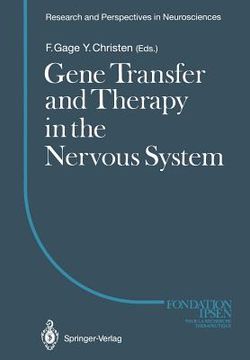 portada gene transfer and therapy in the nervous system (en Inglés)