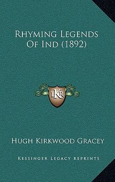 portada rhyming legends of ind (1892) (en Inglés)