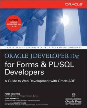 portada Oracle Jdeveloper 10g for Forms & pl (en Inglés)
