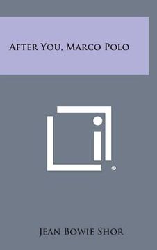 portada After You, Marco Polo (en Inglés)