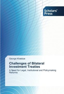 portada Challenges of Bilateral Investment Treaties