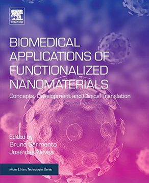portada Biomedical Applications of Functionalized Nanomaterials: Concepts, Development and Clinical Translation (Micro and Nano Technologies) (en Inglés)