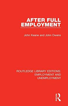 portada After Full Employment (Routledge Library Editions: Employment and Unemployment) 