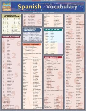 portada Spanish Vocabulary (Quickstudy: Academic)