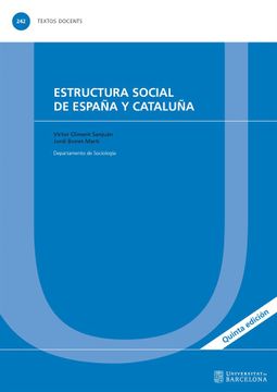 portada Estructura Social de España y Cataluña