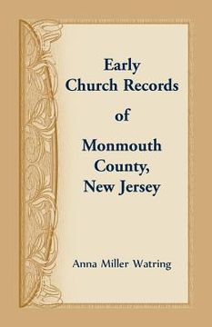 portada Early Church Records of Monmouth County, New Jersey (en Inglés)